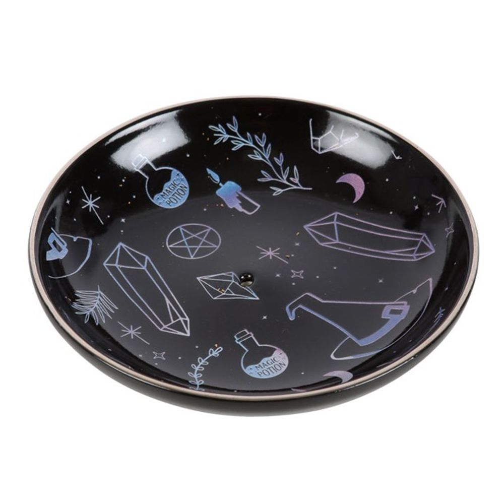 Eleanoras Crystal Witch Incense Holder Plate Incense Holders