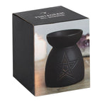 Eleanoras Black Pentagram Cut Out Oil Burner Oil Burners