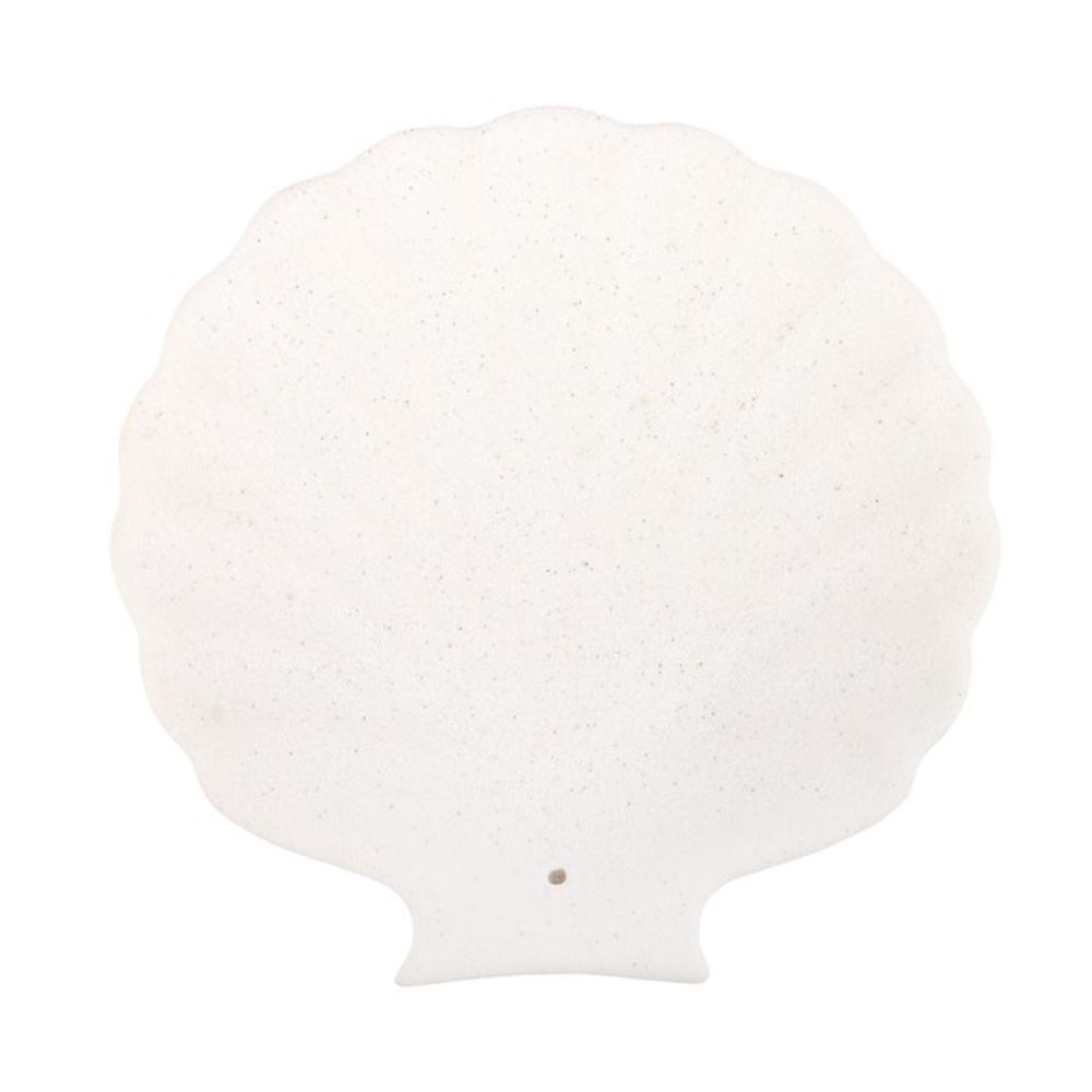 Eleanoras Off White Scallop Shell Incense Stick Holder 