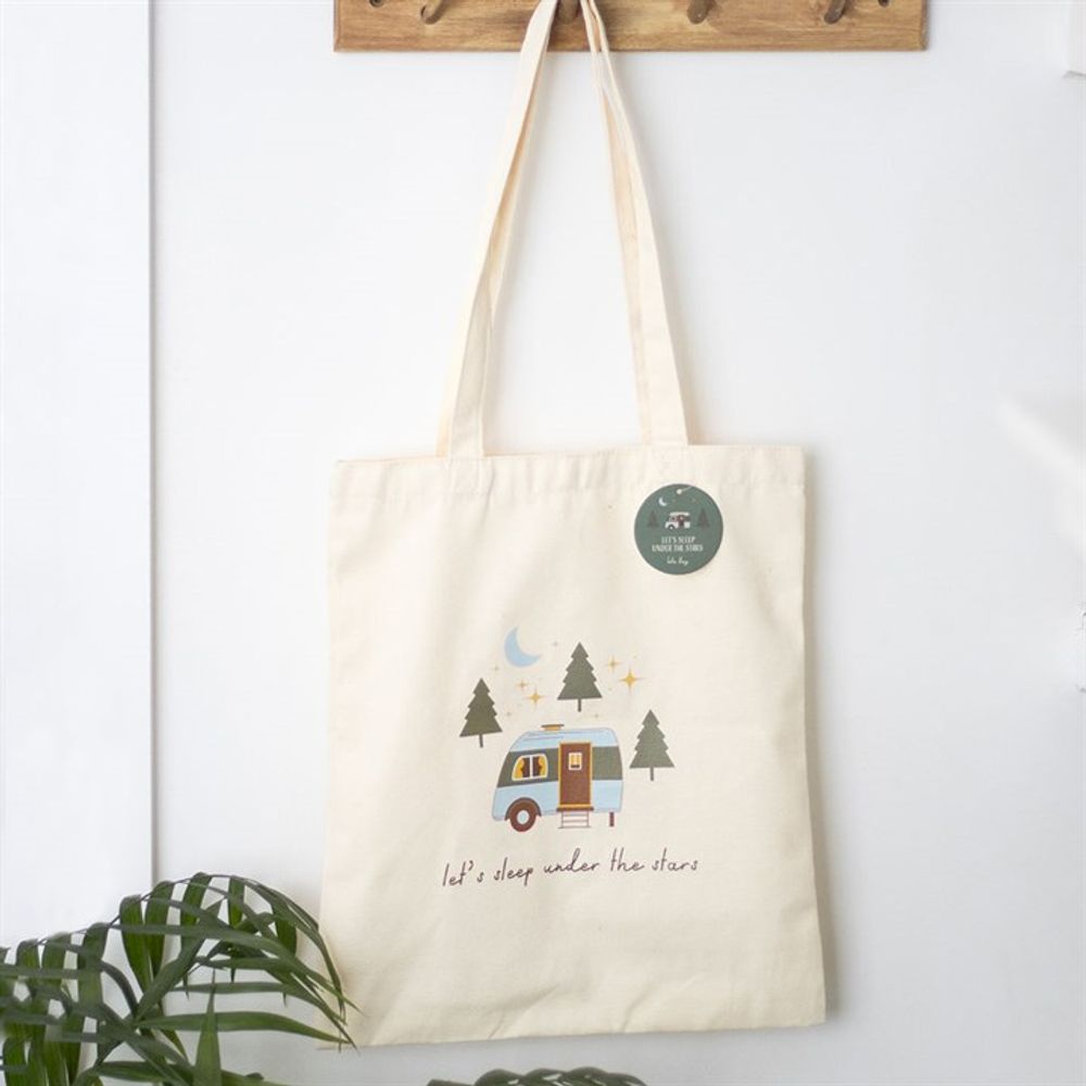 Eleanoras LET'S SLEEP UNDER THE STARS CARAVAN TOTE Bags & Purses