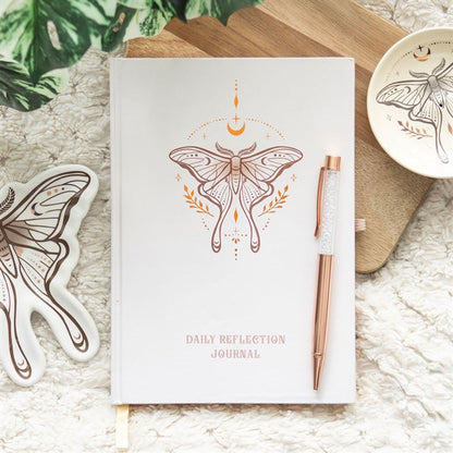 Eleanoras LUNA MOTH DAILY REFLECTION JOURNAL Notebooks & Journals