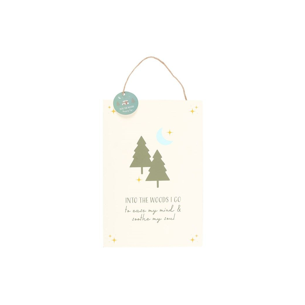 Eleanoras INTO THE WOODS HANGING SIGN Signs & Plaques