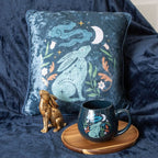 Eleanoras Midnight Hare Square Cushion Cushions & Covers