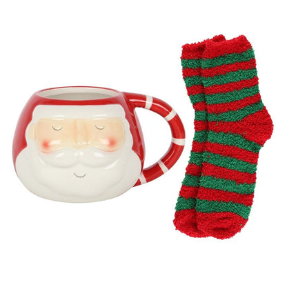 Eleanoras SANTA MUG & SOCKS SET Mugs