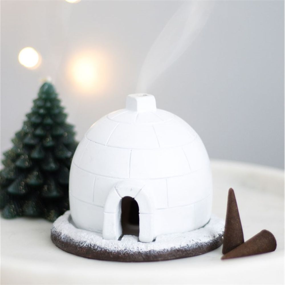 Eleanoras Winter Igloo Incense Cone Burner Incense Holders