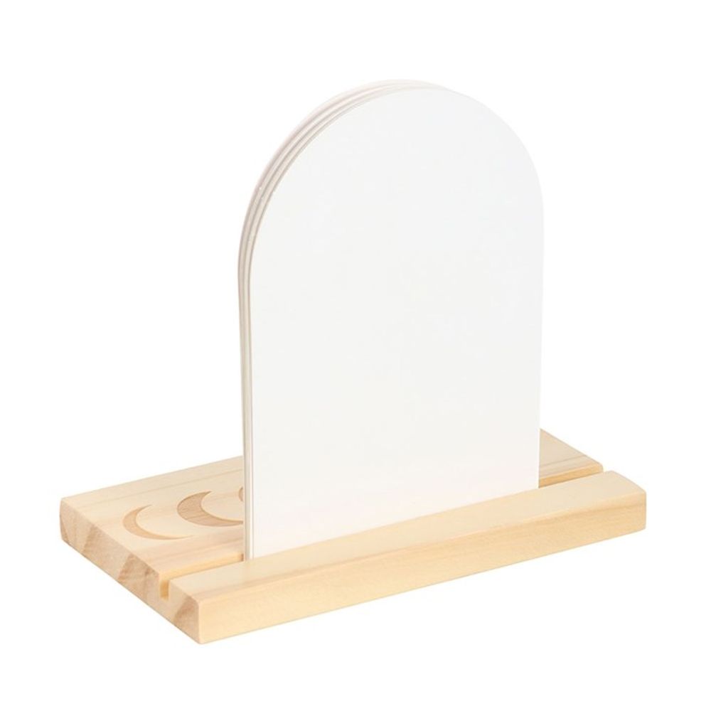 Eleanoras Luna Moth Afformation Cards With Wooden Stand Affirmation Cards