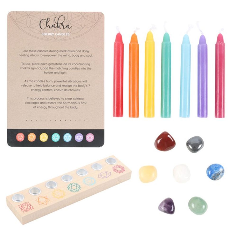 Eleanoras Chakra Energy Candle & Crystal Gift Set Candles