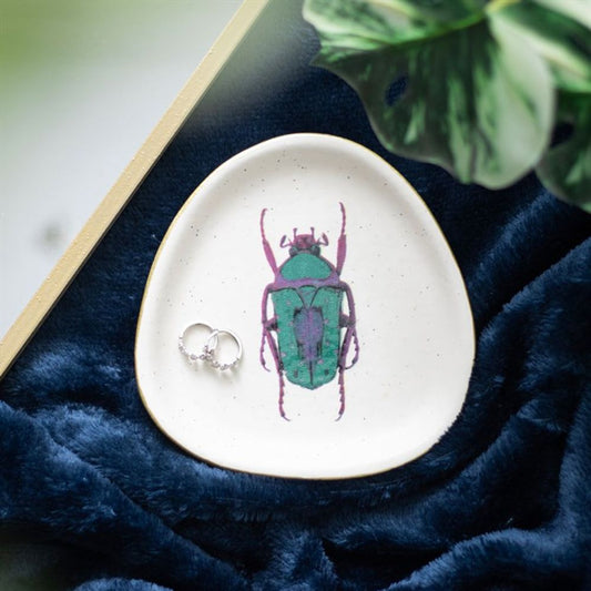 OFF WHITE BEETLE TRINKET DISH