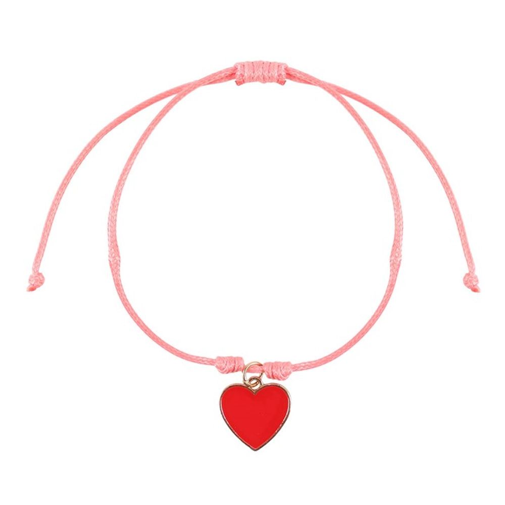 Eleanoras PAIR OF BESTIES ENAMEL HEART CHARM BRACELETS Bracelets