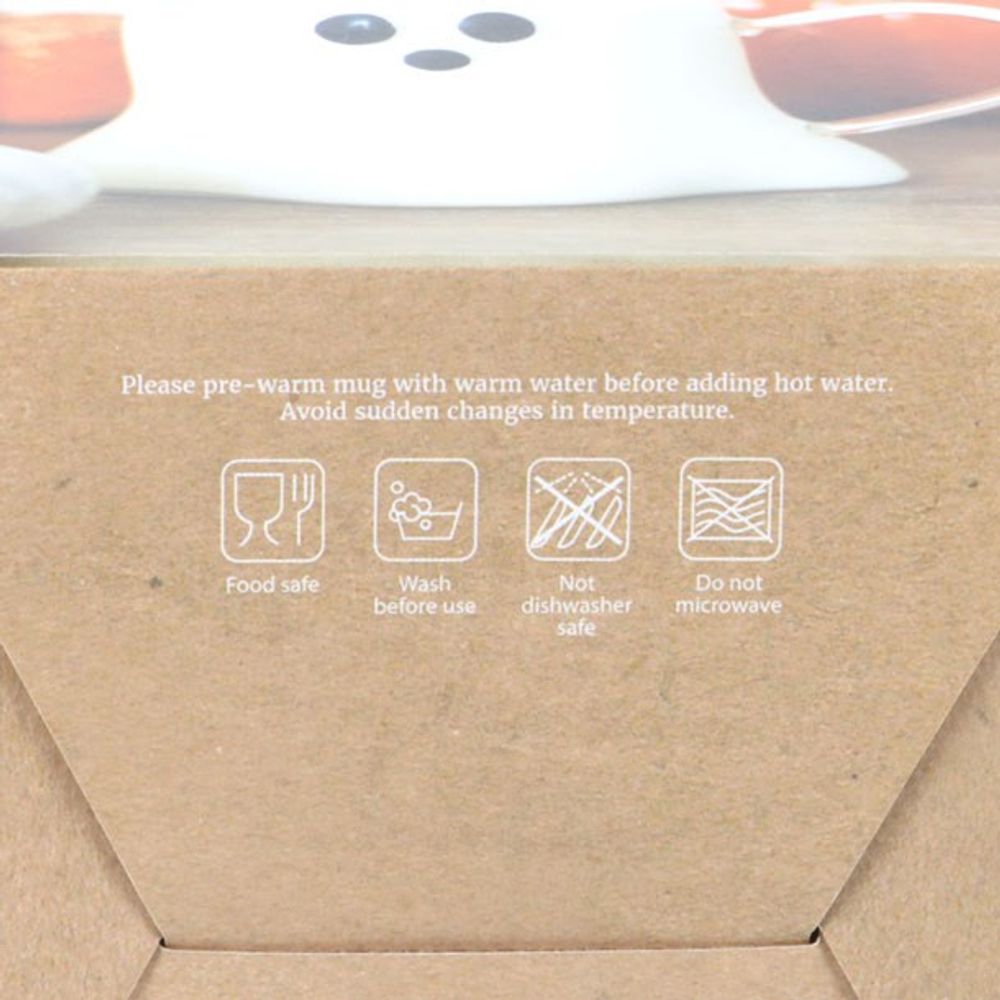 Eleanoras Ghost Shaped Glass Mug Mugs