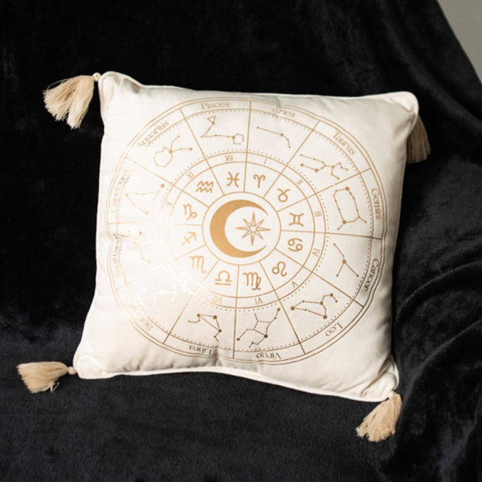 Eleanoras Astrology Wheel Cushion Cushions & Covers
