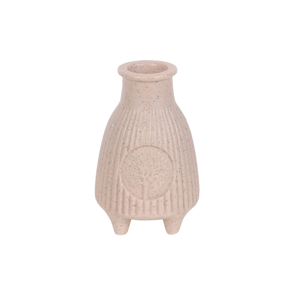 Eleanoras Griege Ribbed Palo Santo Burner 