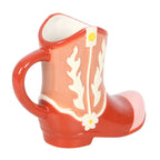 Eleanoras Pink Cowboy Boot Shaped Mug Mugs