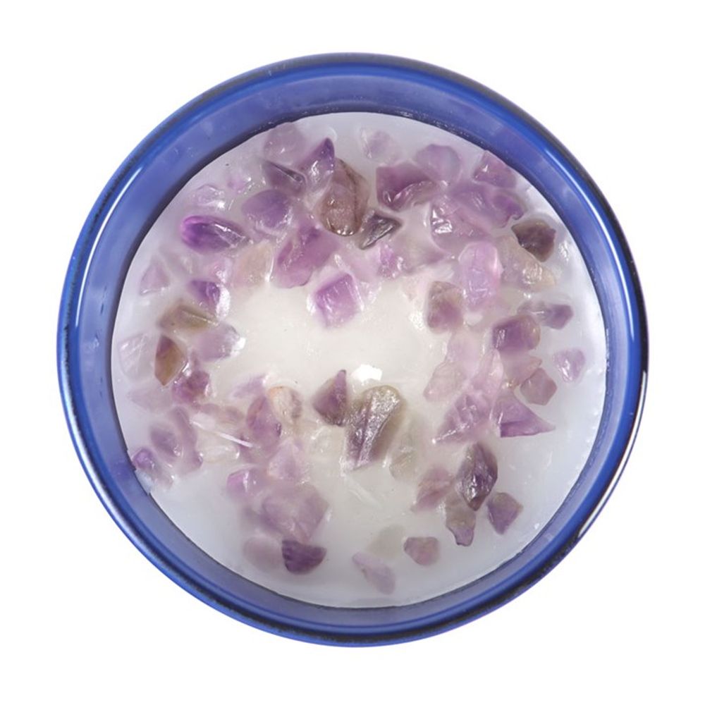 Eleanoras The Moon Amethyst Crystal Chip Candle Candles