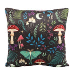 Eleanoras Dark Forest Print Square Cushion Cushions & Covers