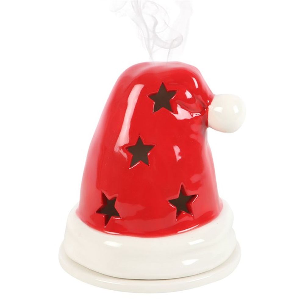 Eleanoras SANTA HAT INCENSE CONE BURNER & TEALIGHT HOLDER Candle Holders