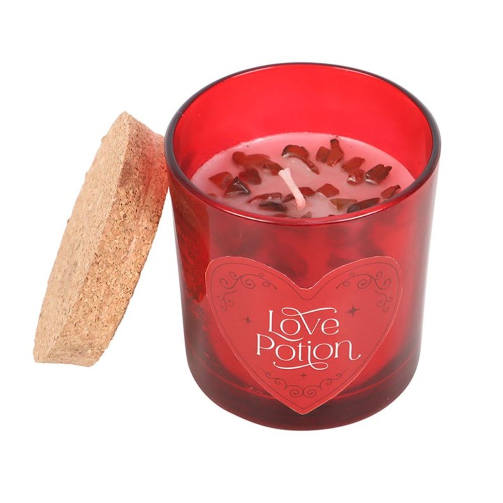 Eleanoras LOVE POTION RASPBERRY CRYSTAL CHIP CANDLE Candles