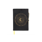Eleanoras Astrology Wheel Journal With Black Obsidian Pen Notebooks