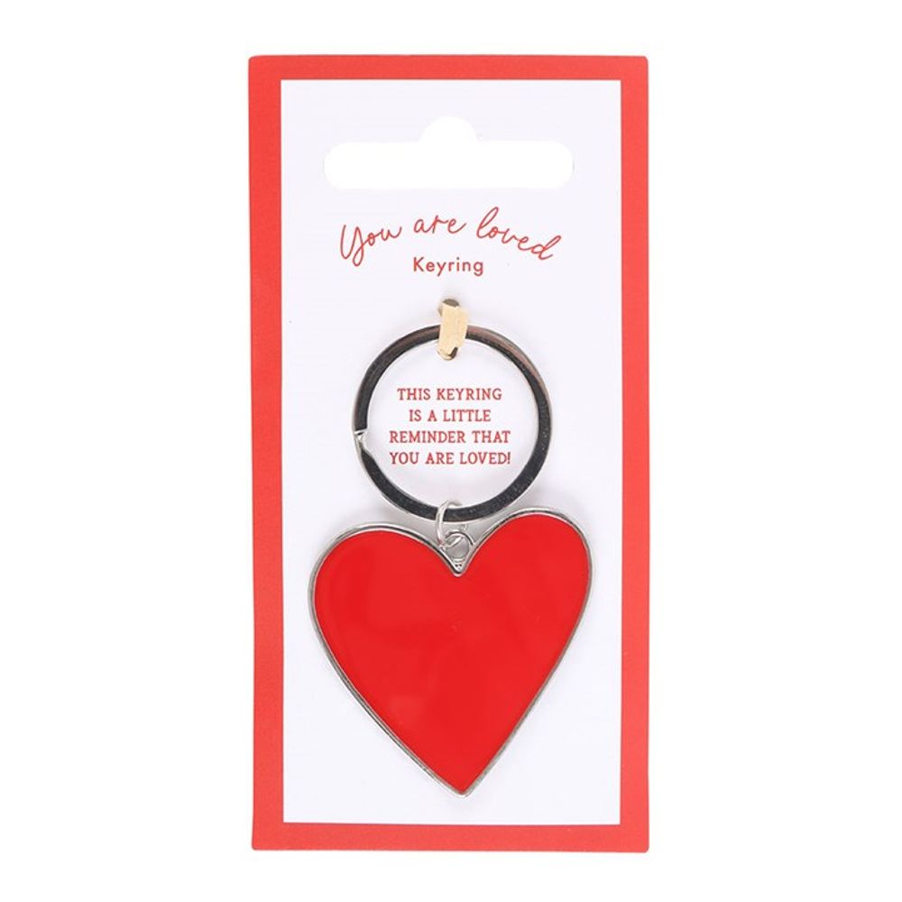 Eleanoras You Are Loved Heart Keyring Keyrings