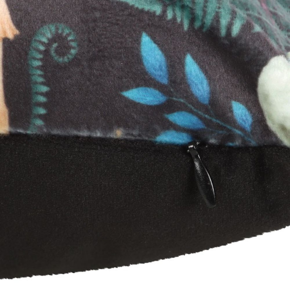 Eleanoras Dark Forest Print Rectangular Cushion Cushions & Covers