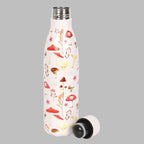 Eleanoras All Over Mushroom Print Metal Water Bottle Drinkware
