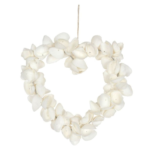 Eleanoras CLAMSHELL HANGING HEART DECORATION 