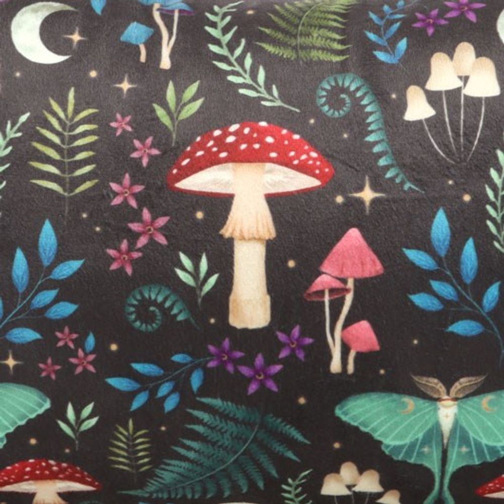 Eleanoras Dark Forest Print Rectangular Cushion Cushions & Covers