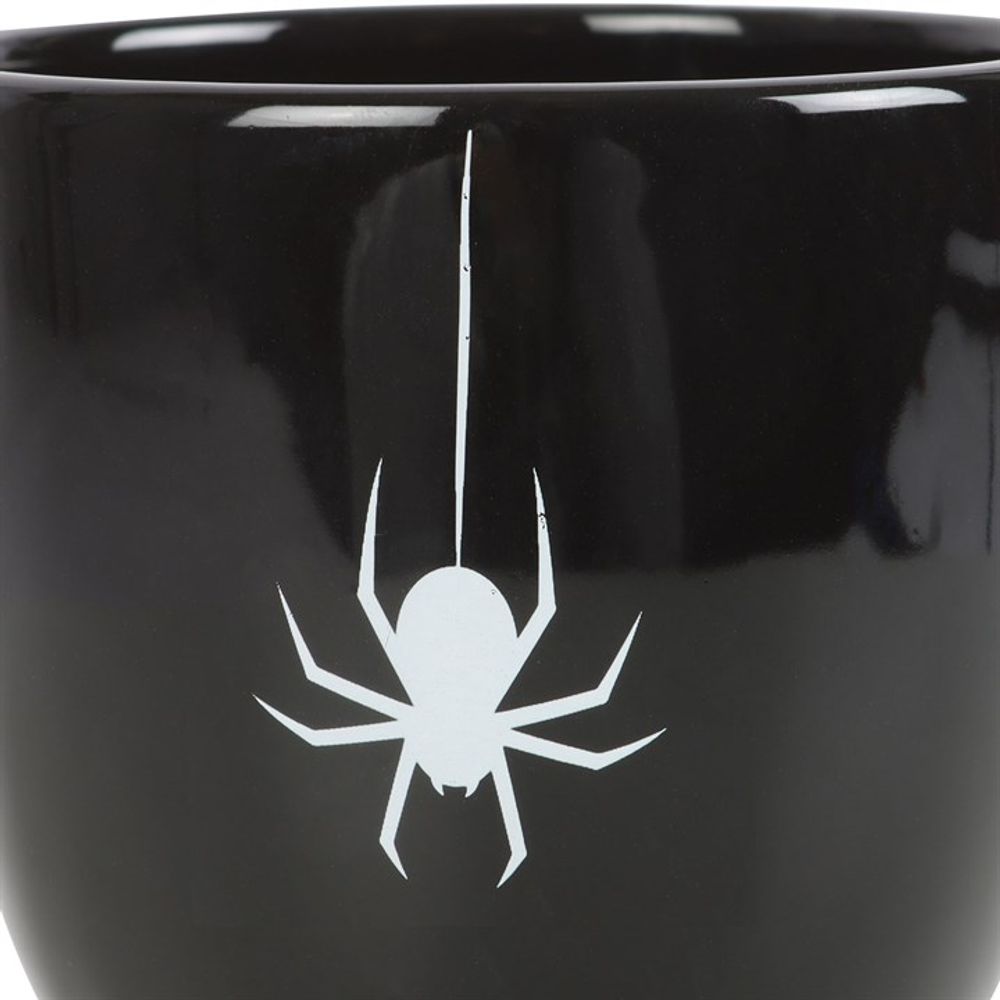 Eleanoras BLACK SPIDER TEACUP Mugs