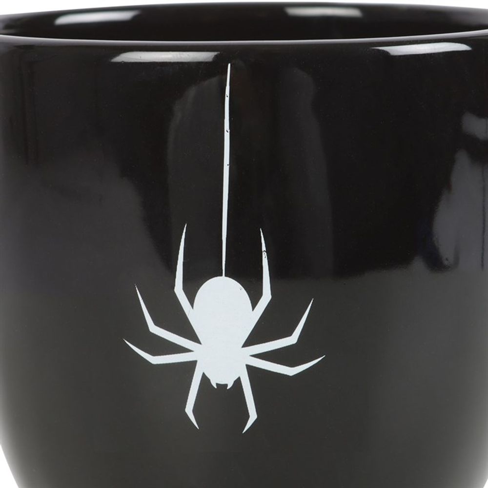 Eleanoras Black Spider Teacup Mugs