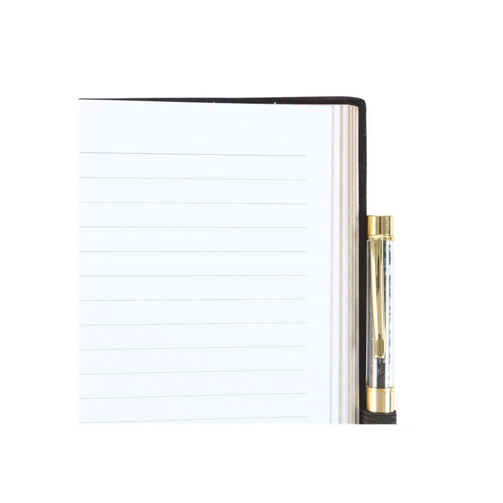 Eleanoras Astrology Wheel Journal With Black Obsidian Pen Notebooks