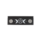 Eleanoras Black Triple Moon Tarot Card Stand Tealight Holder 
