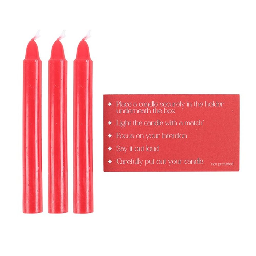 Eleanoras SET OF 3 LOVE SPELL CANDLES IN A BOX Candles