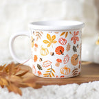 Eleanoras Autumn Leaves & Pumpkins Mug Mugs