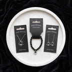 Eleanoras Black Obsidian Spider Pendant Necklace Necklaces