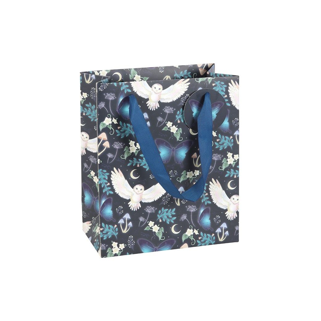 Eleanoras MIDNIGHT FOREST OWL PRINT GIFT BAG Gift Bags