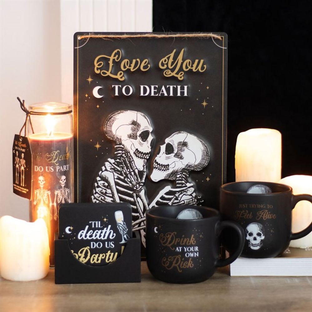 Eleanoras TILL DEATH DO US PART AMBER NOIR TUBE CANDLE Candles