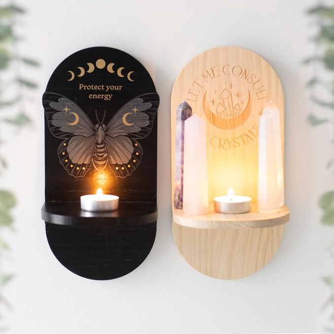 Eleanoras BLACK MOTH ALTAR SHELF 