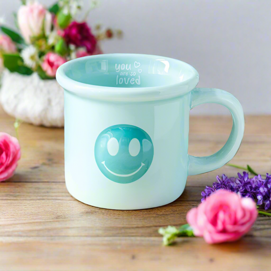 Eleanoras YOU ARE SO LOVED HAPPY FACE MUG Mugs