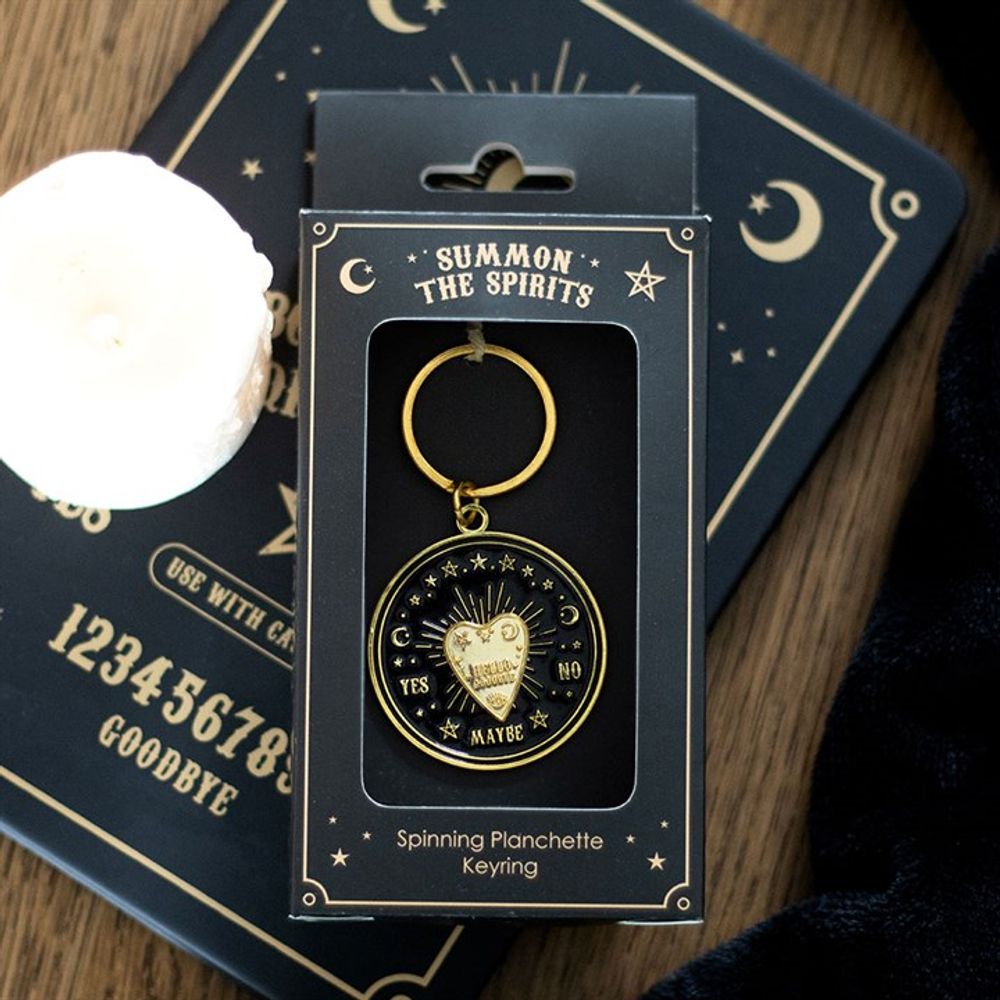 Eleanoras Spinning Talking Board Planchette Keyring Keyrings