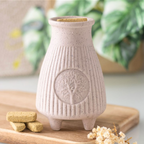 Eleanoras Griege Ribbed Palo Santo Brick Burner 