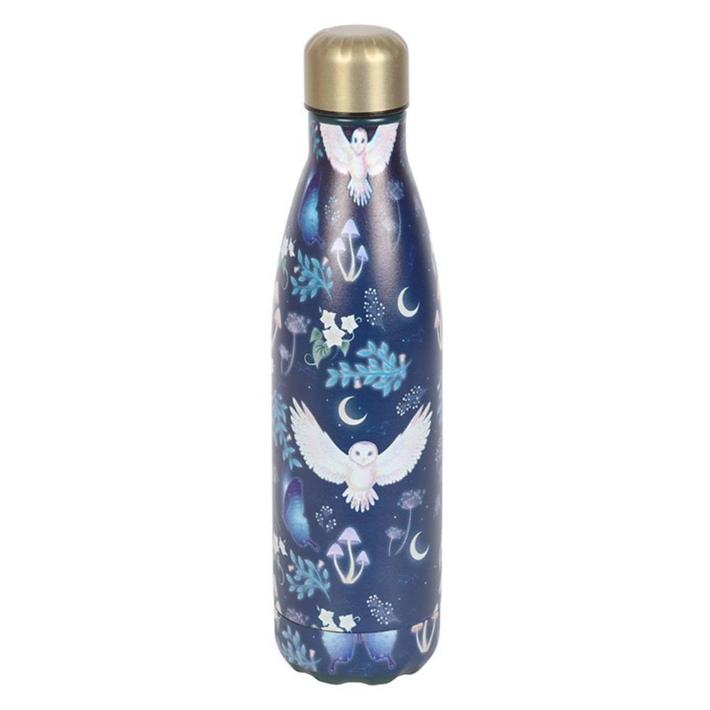 Eleanoras NIGHT FLIGHT OWL METAL WATER BOTTLE Water Bottles