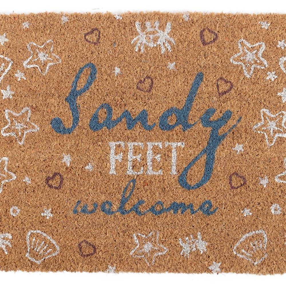 Eleanoras Natural Sandy Feet Welcome Doormat 