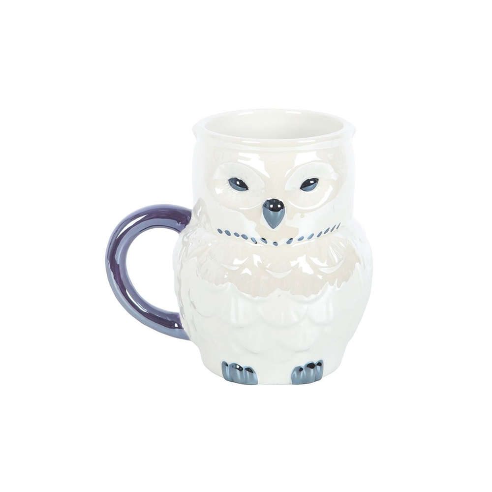 Eleanoras Owl Shaped Iridescent Mug Mugs