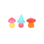 Eleanoras Set Of 3 Mushroom Shaped Candles Candles