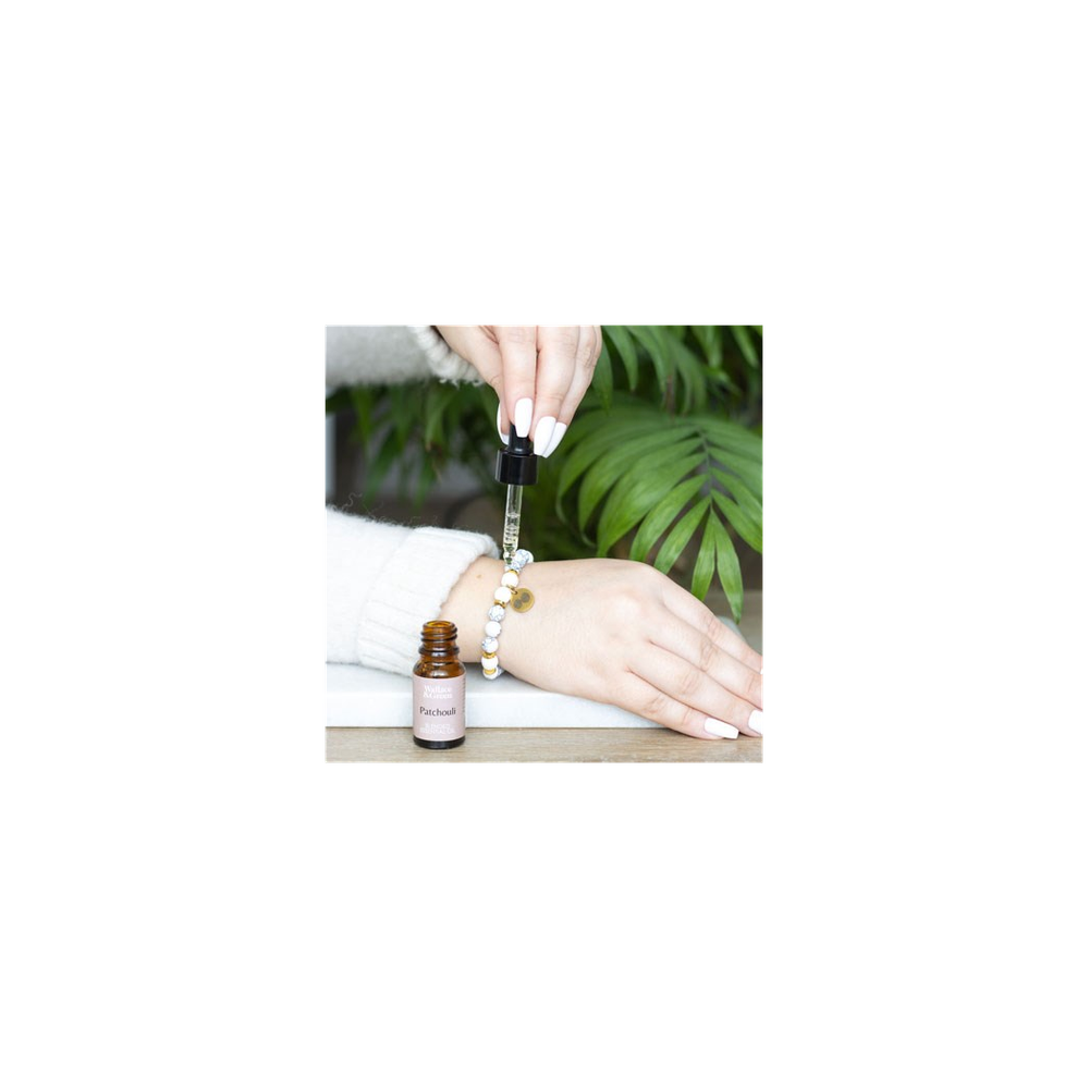 Eleanoras Stress Less Howlite Crystal essentail Oil Bracelet Bracelets