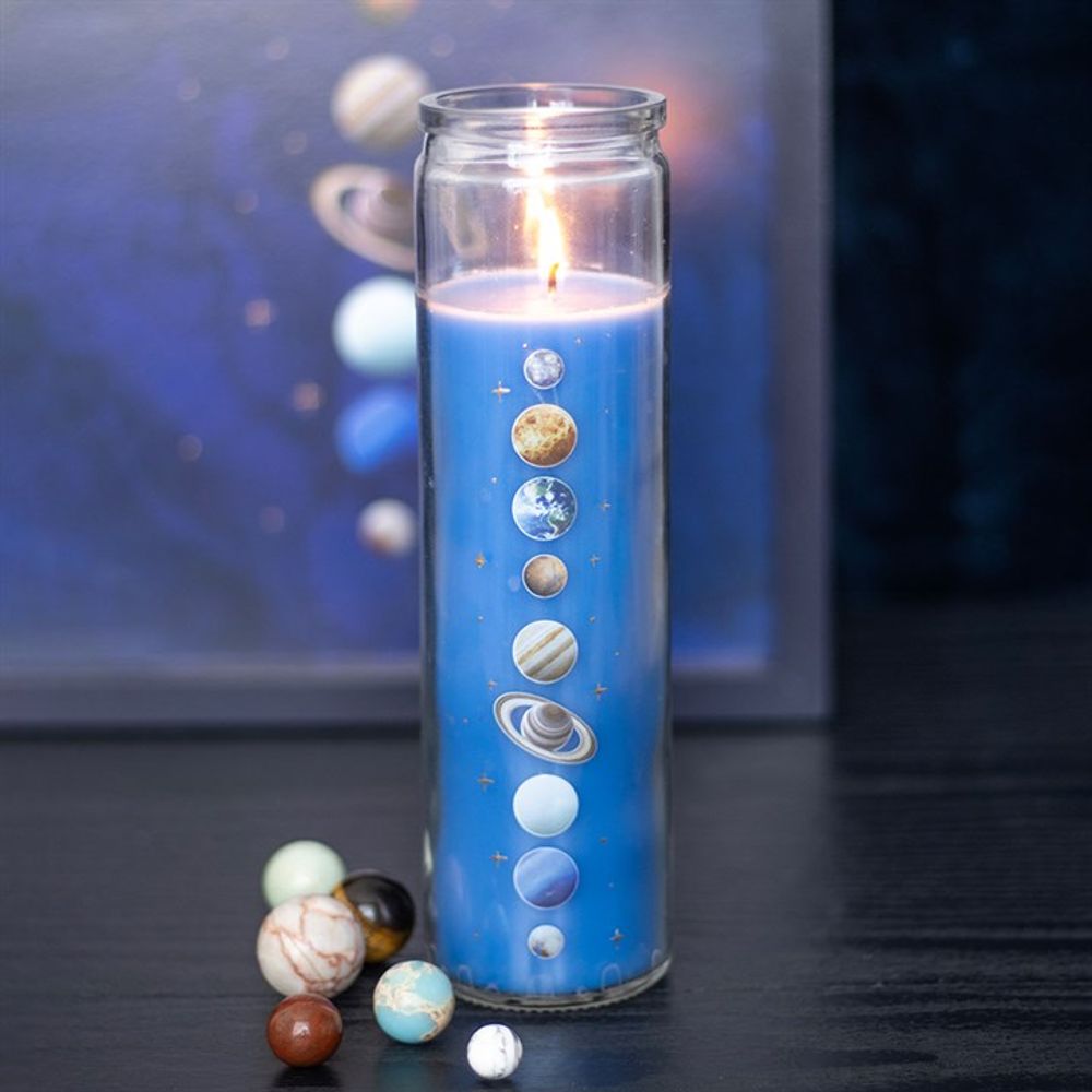 Eleanoras Solar System Cedar Tube Candle Candles