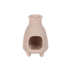 Eleanoras Griege Ribbed Palo Santo Burner 