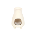 Eleanoras Cream Ribbed Palo Santo Brick Burner 