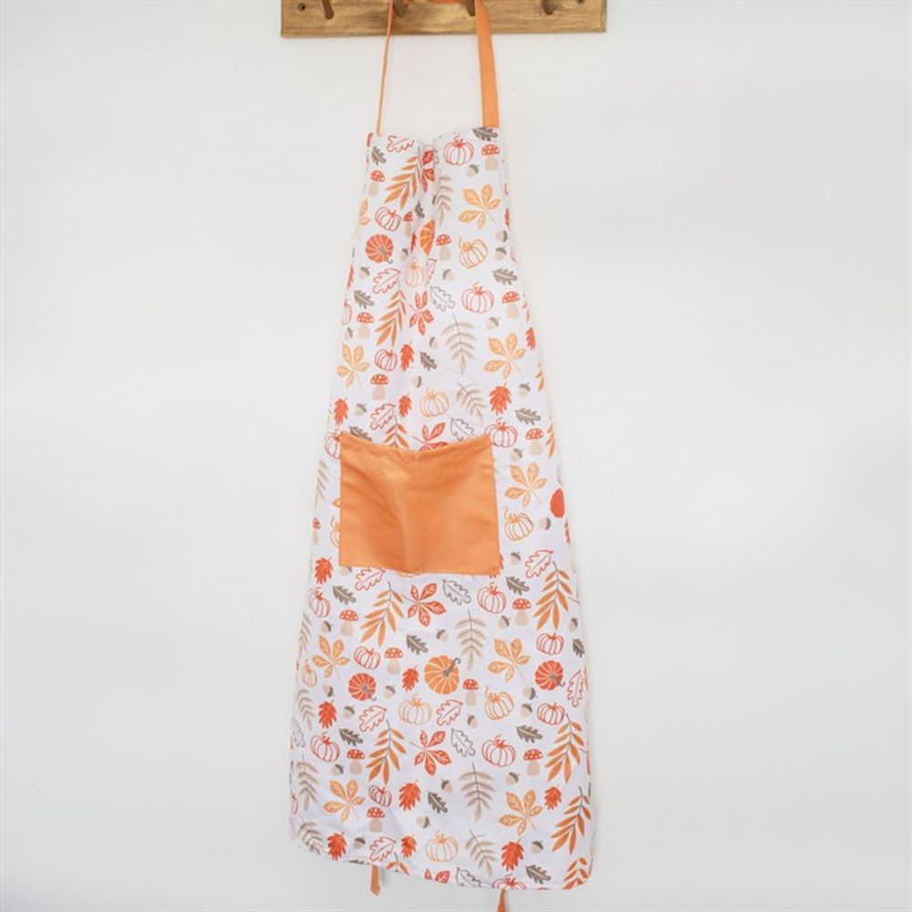 Eleanoras AUTUMN LEAVES & PUMPKINS APRON Aprons