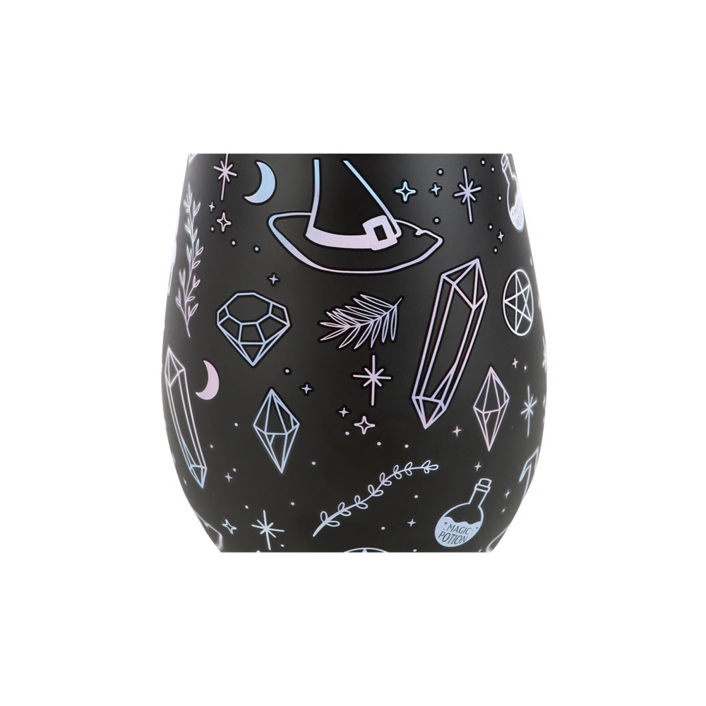 Eleanoras Crystal Witch Print Stemless Glass Glassware